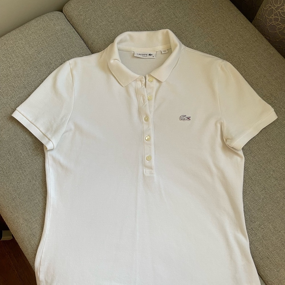 Lacoste top size 38 slim fit in good condition